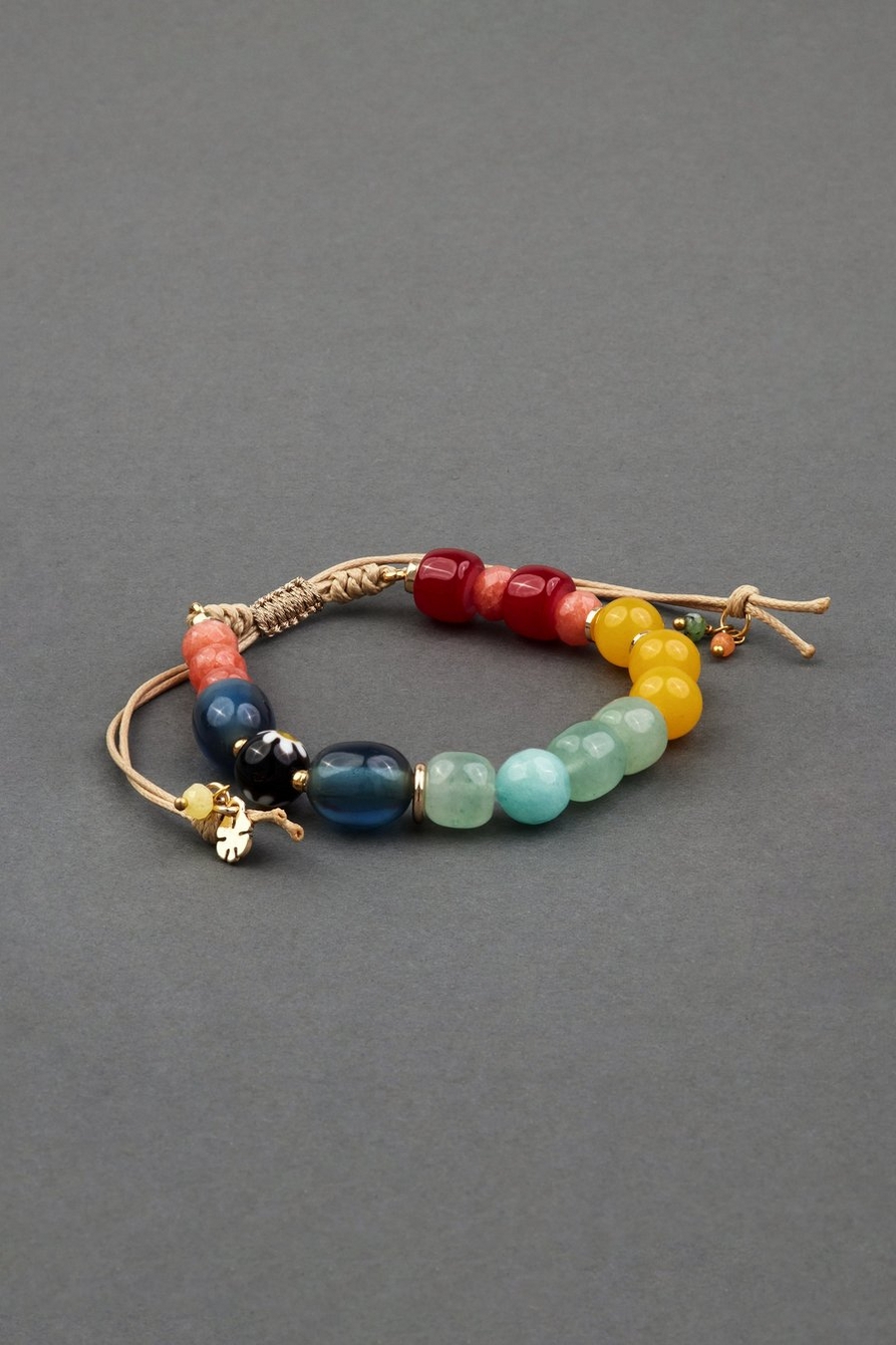 chunky rainbow bracelet